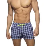 Addicted ADDICTED - Flashy Squares Swim Shorts - Violet