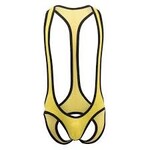 Gruff Pup Gruff Pup Mesh Pro Bodysuit Assless Yellow/Black