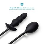 B-Vibe - Beaded Inflatable Plug w/hand Pump