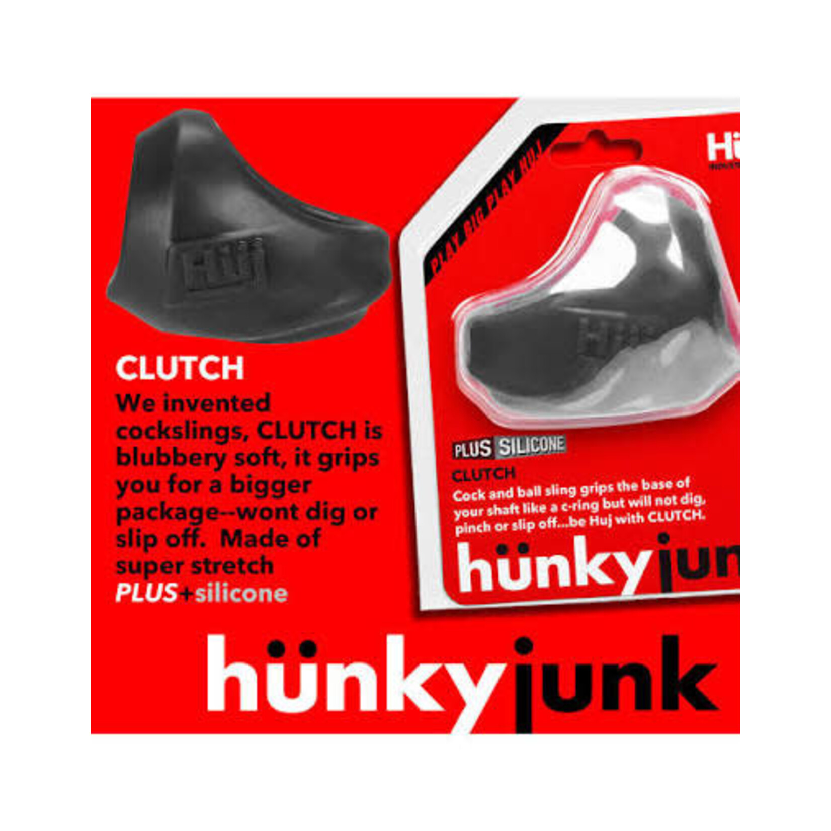Hunkyjunk HunkyJunk Clutch Cock and Ball Sling Tar