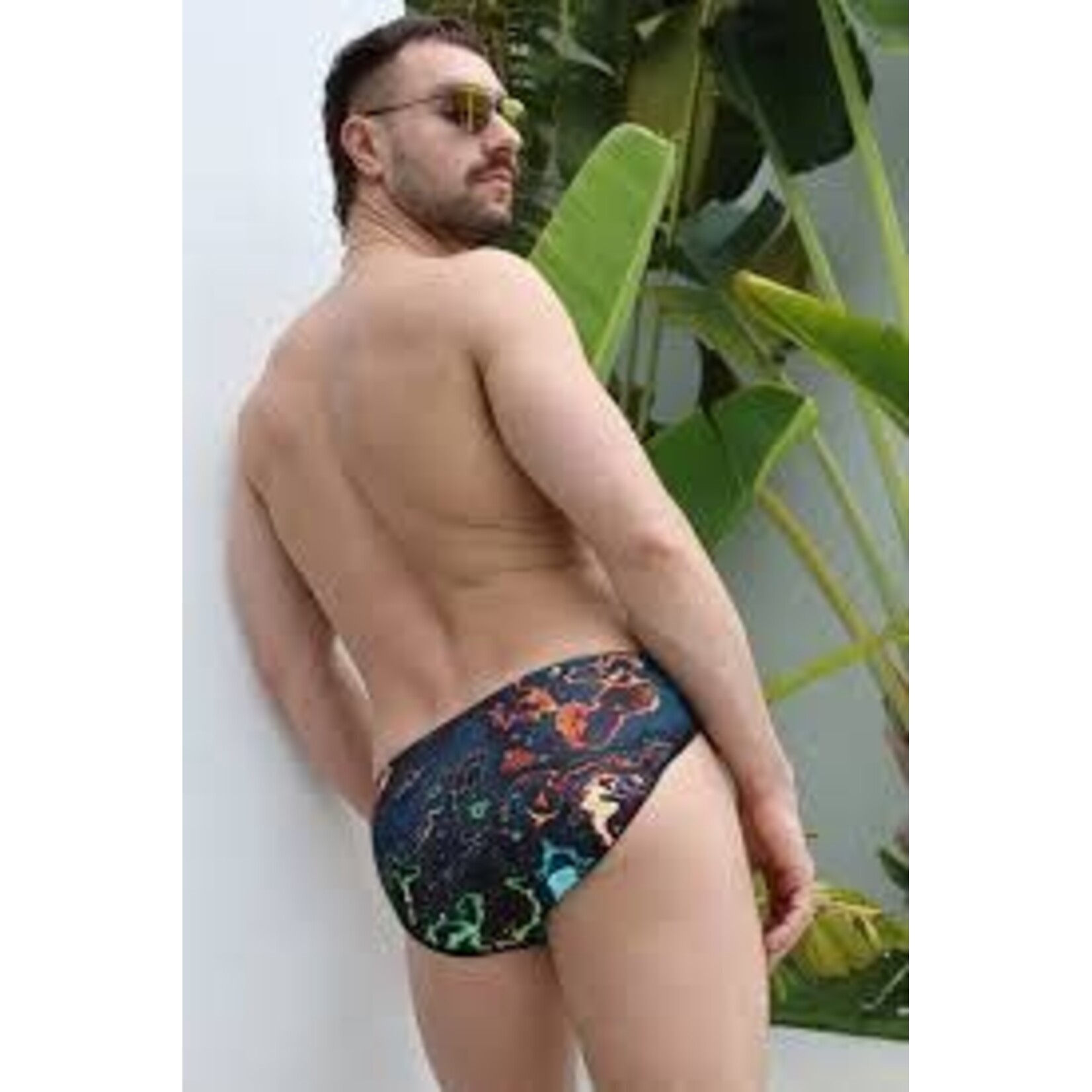 BreedWell BreedWell Cruisin' Club Swim Brief Acid Rain