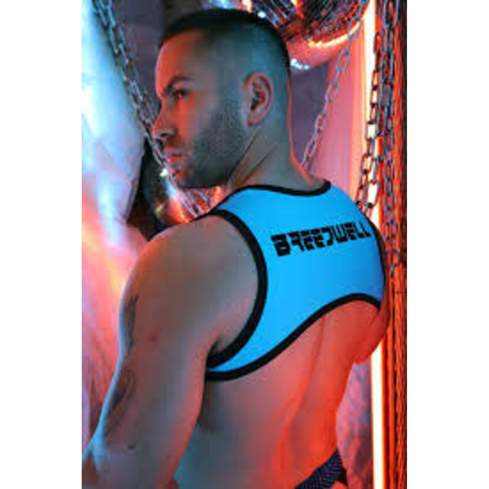 BreedWell BreedWell Futura Tank Harness- Aqua Blue