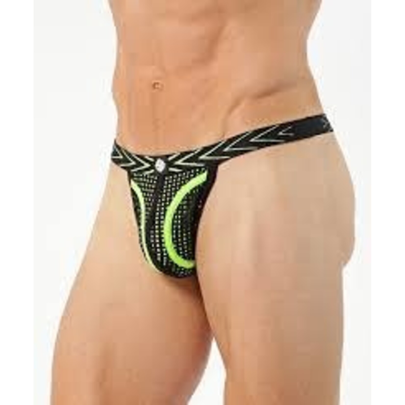 BreedWell BREEDWELL Dickmatized Thong- Neon Green