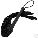 Kookie Kookie- Black Suede Long Handle Flogger