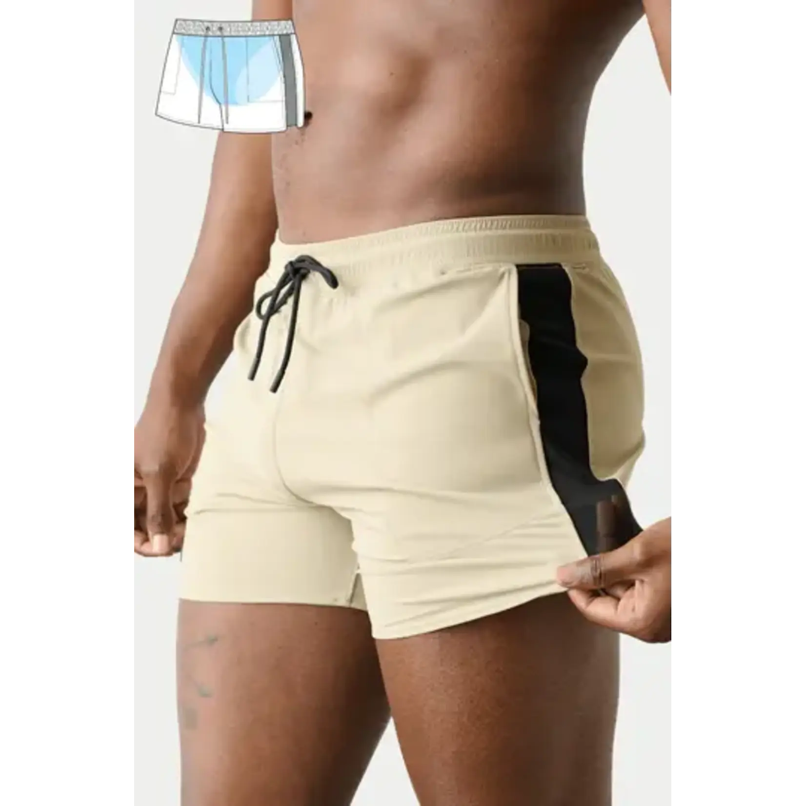AWRY AWRY - EDGE Shorts - Sand
