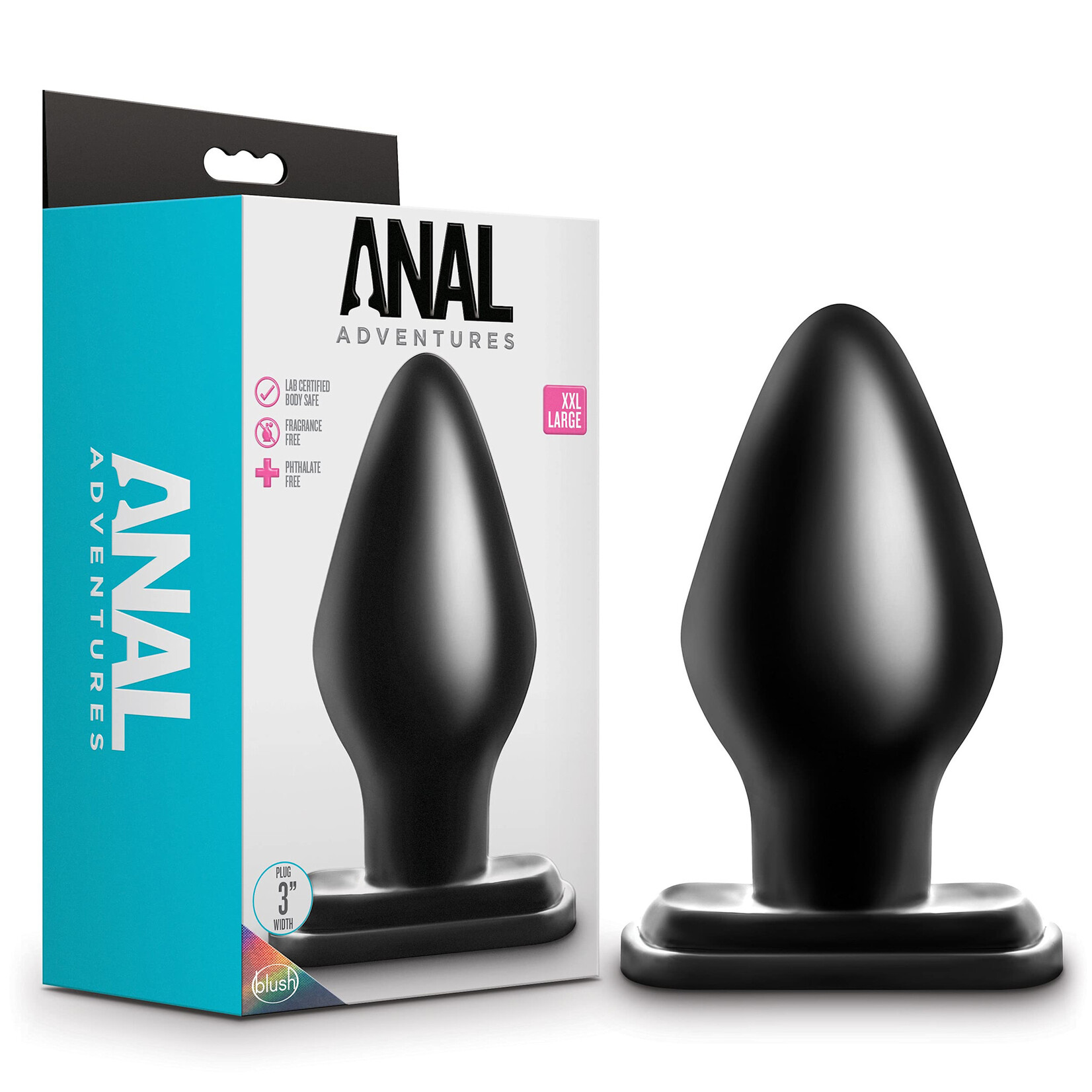 Anal Adventures Anal Adventures - XXL Butt Plug - 3”