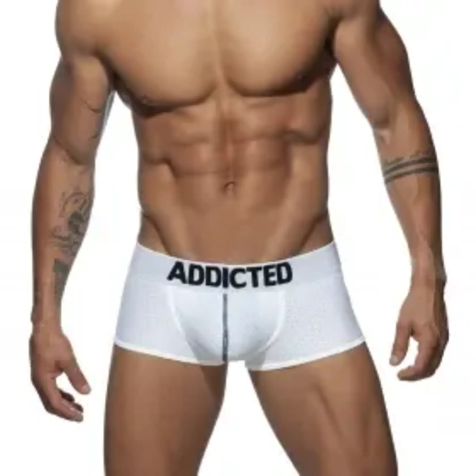 Addicted Addicted- Push Up Mesh Trunk- White
