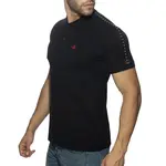 Addicted ADDICTED - Tape Fetish Polo- Black