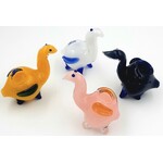 Colored Mini Duck Animal Glass Pipe