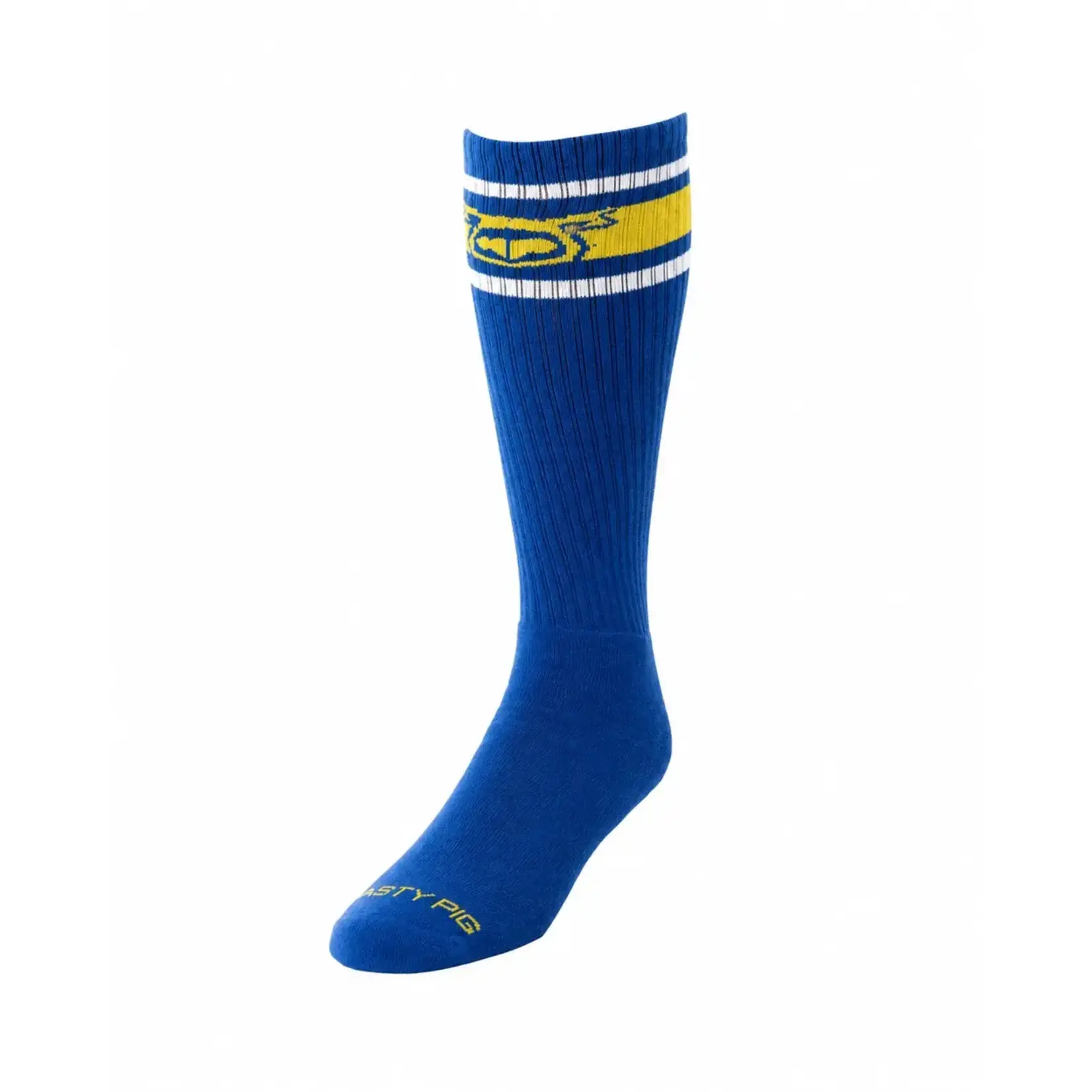 Nasty Pig Nasty Pig - Hook’d Up Sport Socks 3.0- Cadet Blue/Goldenrod/White