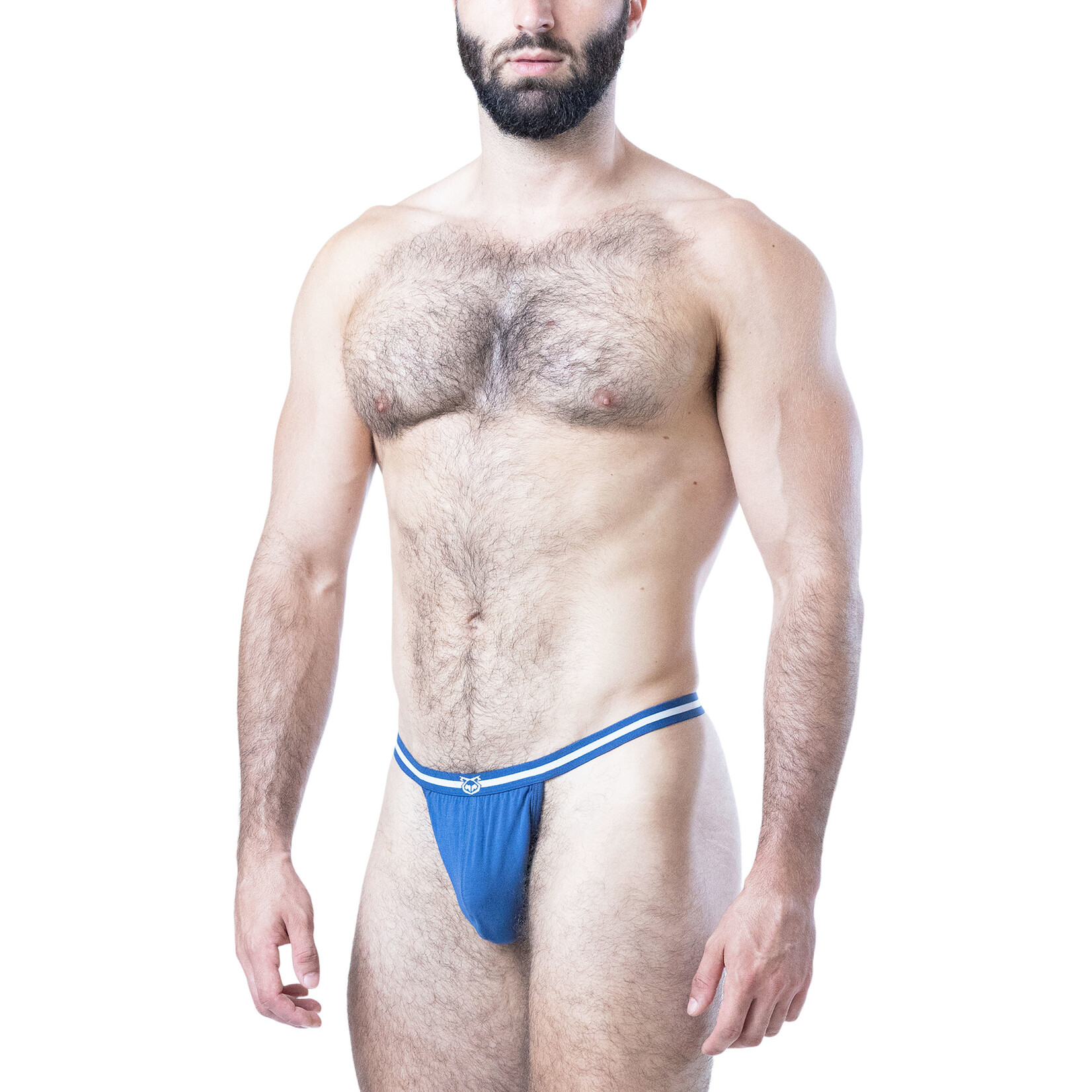 Nasty Pig Nasty Pig - Deadlift Thong- Cadet Blue/White