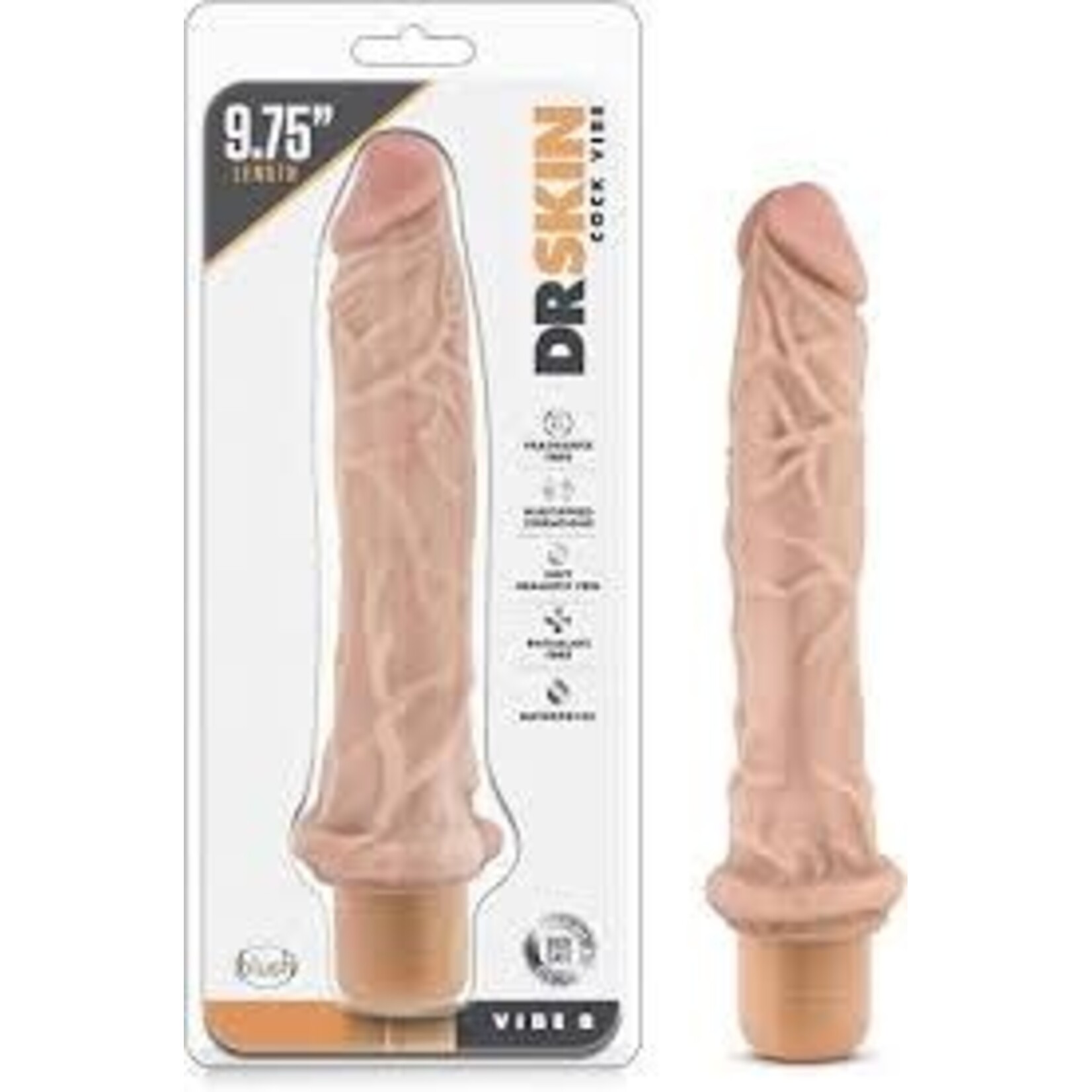 Dr. Skin Dr. Skin Cock Vibe Vibe 8 9.75" Vibrating Dildo