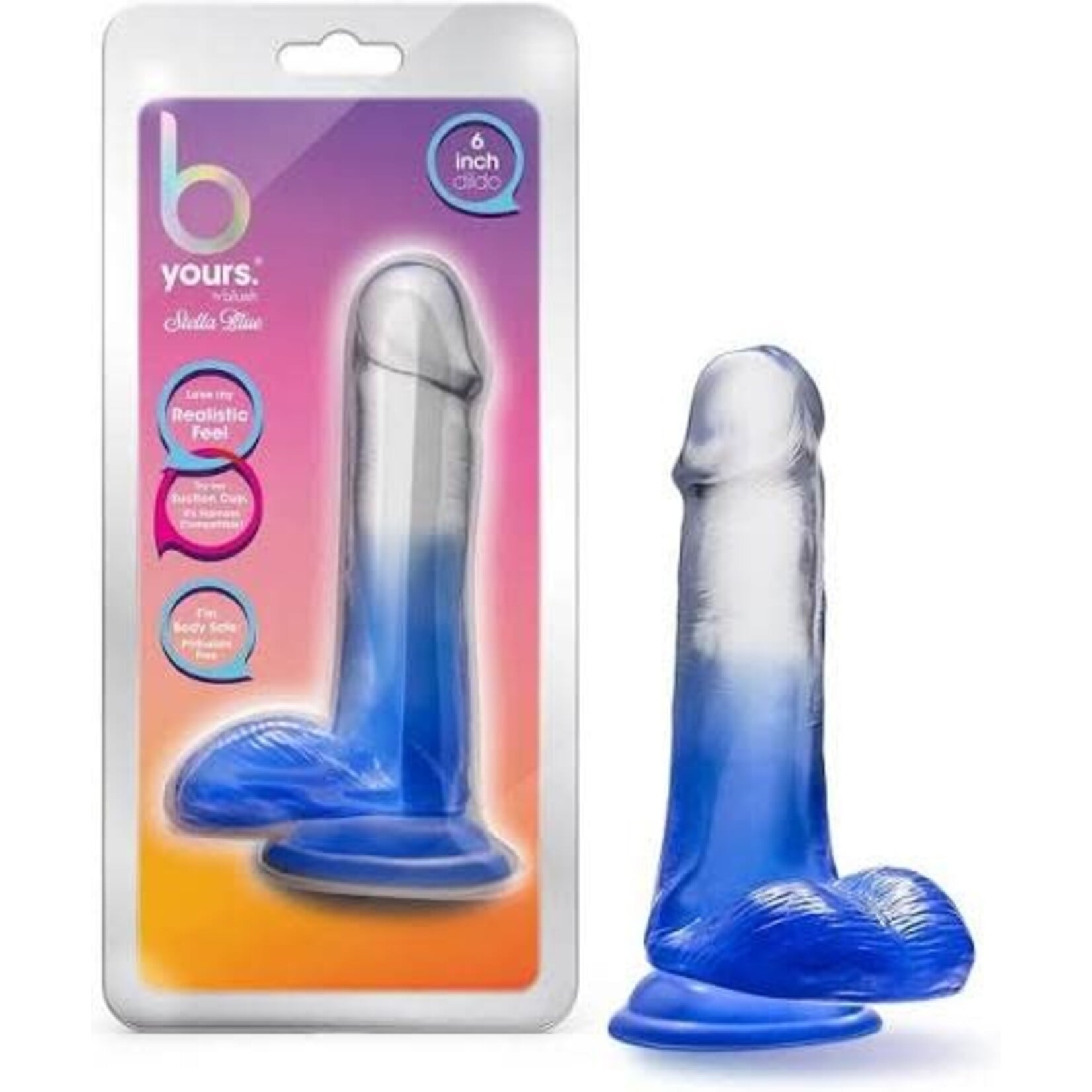 Blush Novelties B yours Stella Blue 6" doldo