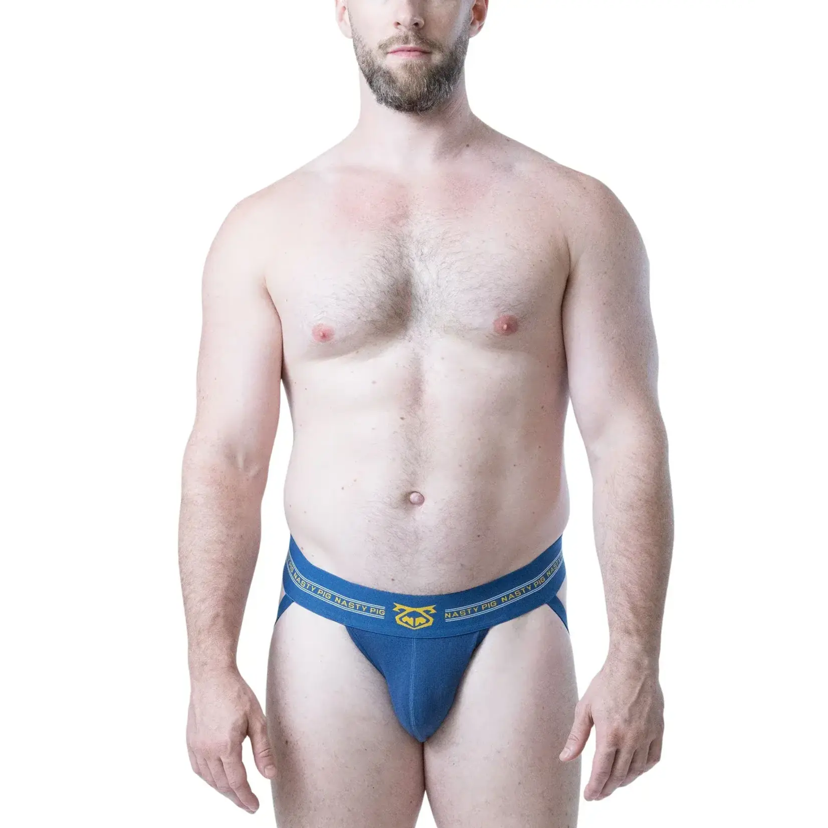 Nasty Pig Nasty Pig - Core Jock Strap 3.0 - Cadet Blue/Goldenrod/White