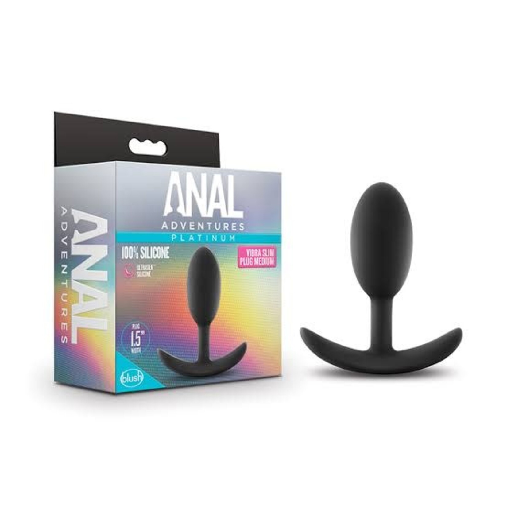 Blush Novelties Blush Anal Adventures Vibra Slim Plug Medium