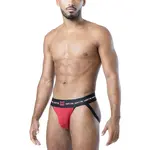 Nasty Pig Nasty Pig - Core Mesh Jock Strap- Black/System Red/White
