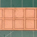 Phalanx Games & Sundry Pair of 20mm "Oathmark" Double Rank 10 Figure Tray - Squares