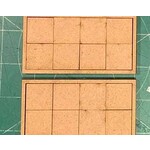 Phalanx Games & Sundry Pair of 20mm Square "Sharp Practice" Rank & File Trays (8 Figure)  4/4 Linear