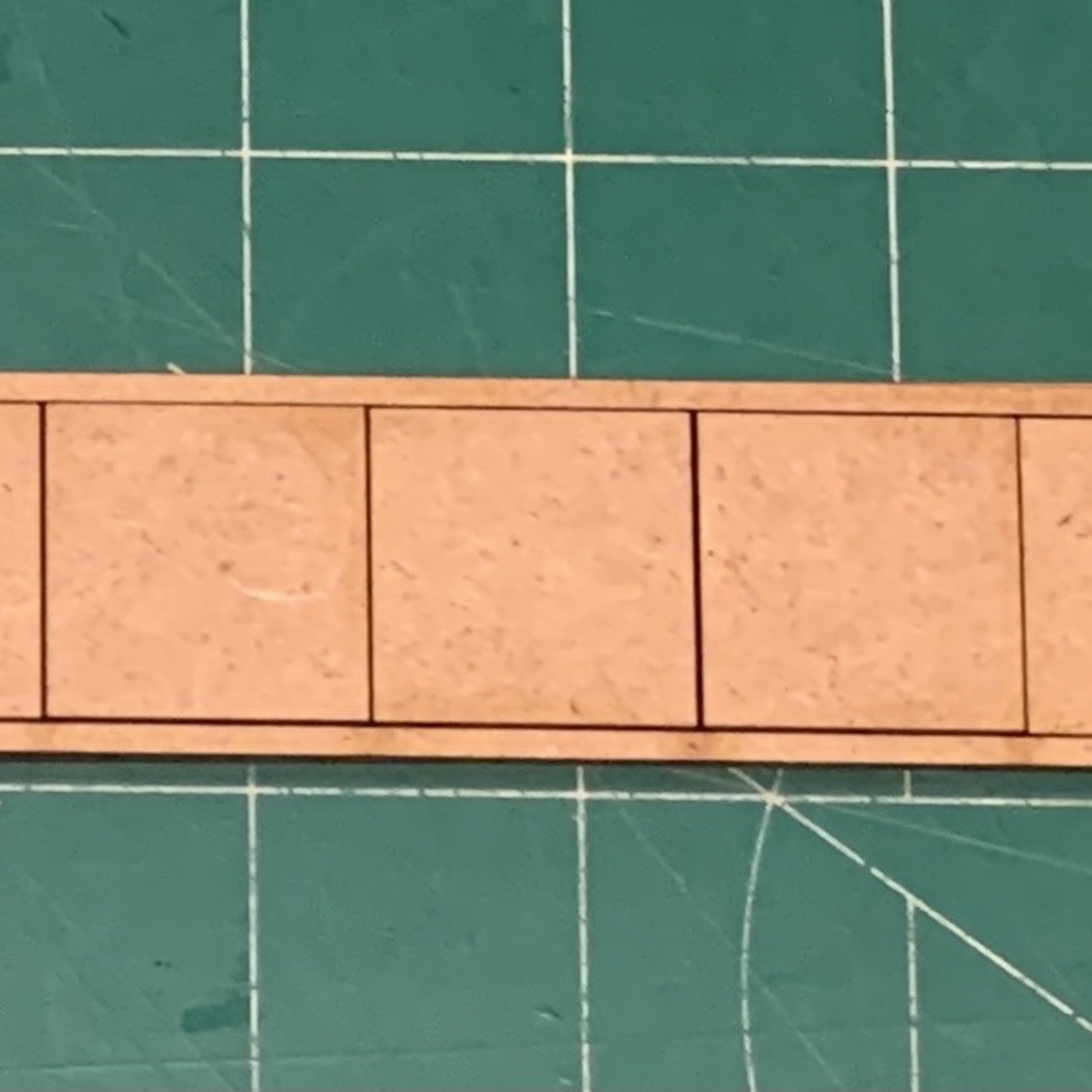 4x 25mm "Oathmark" Single Rank 5 Figure Tray - Squares