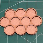 Pair of 25mm Ten(10) Figure Movement Tray -3/4/3