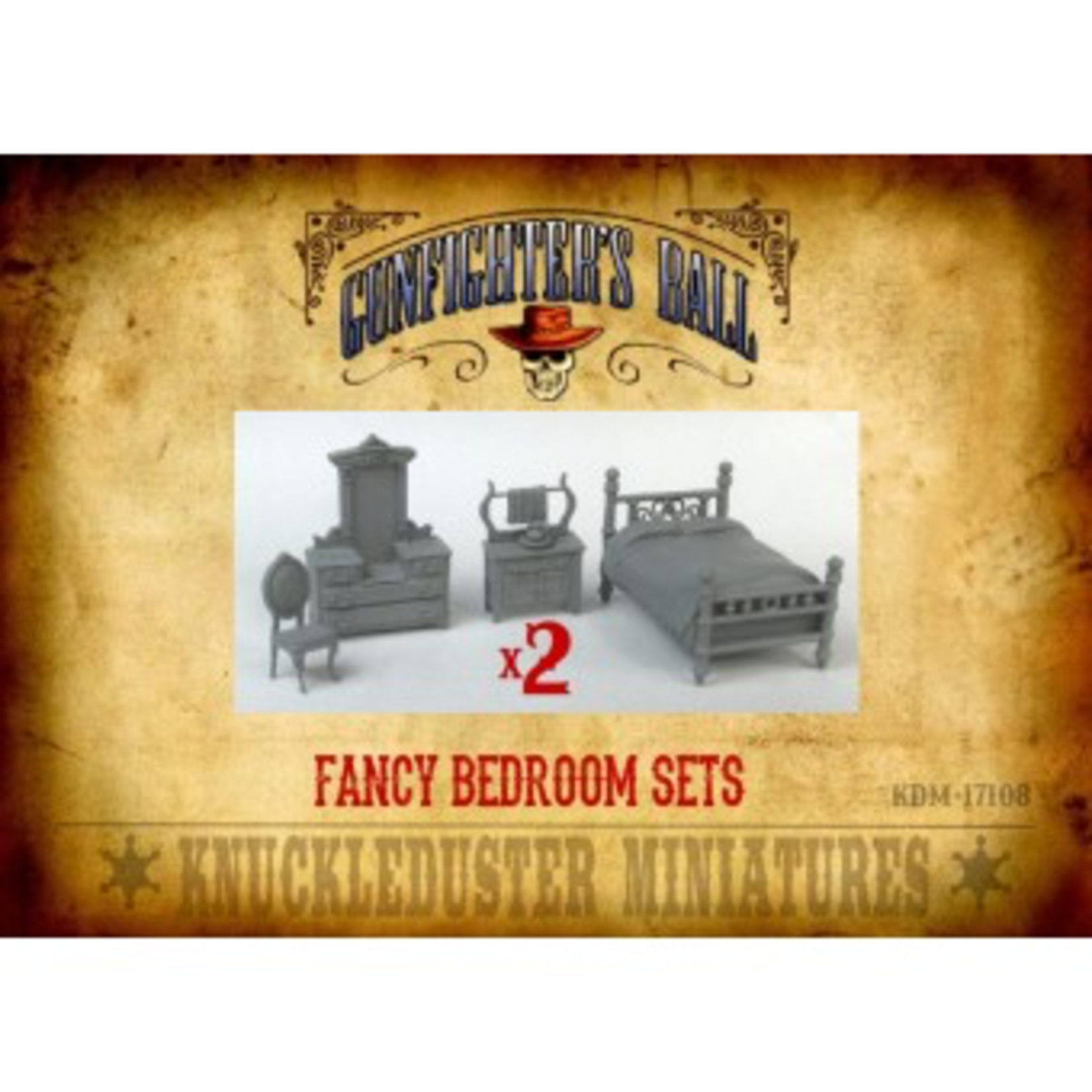 Knuckleduster Miniatures Fancy Bedroom Set