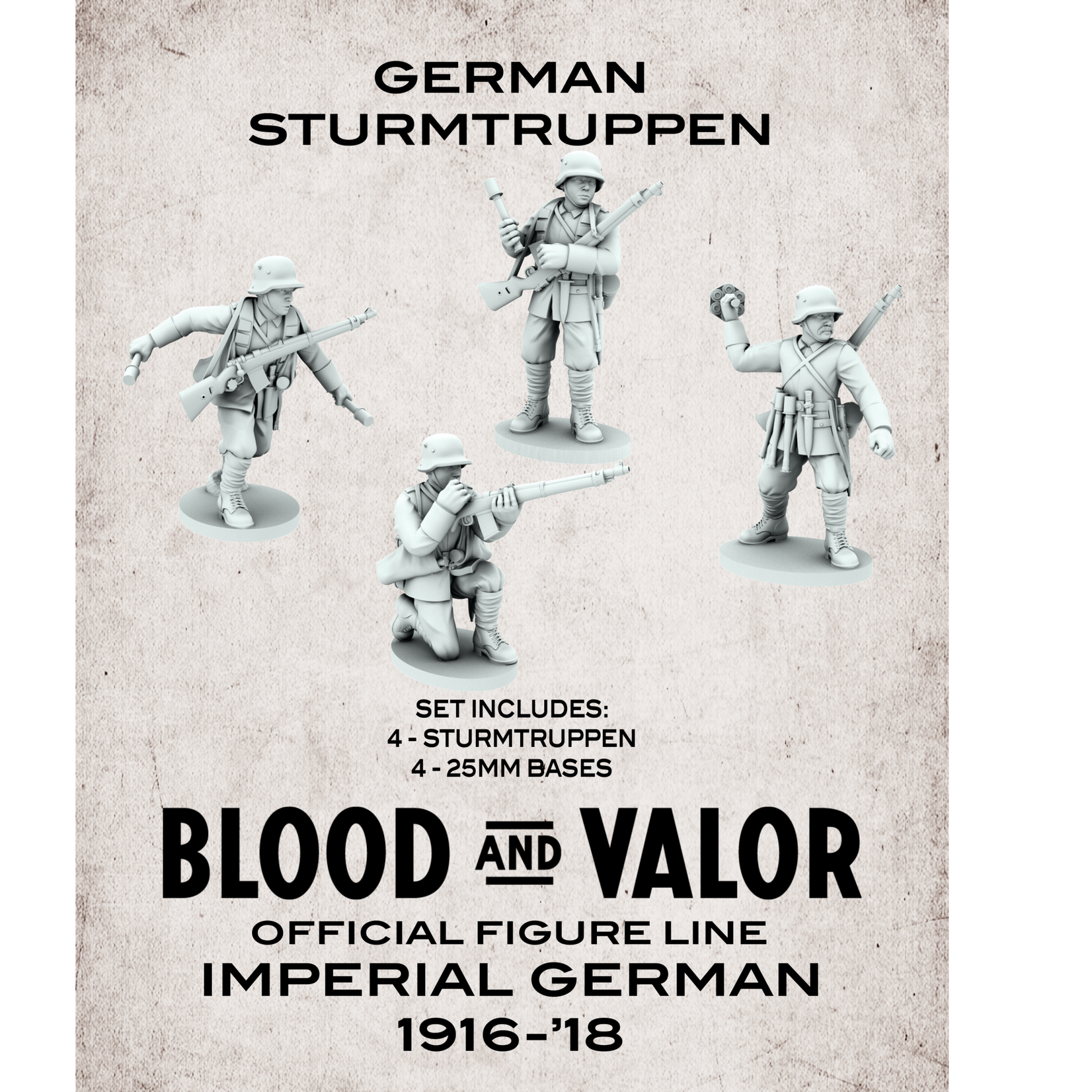 Phalanx Games & Sundry German Sturmtruppen Set A