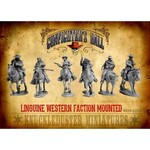 Knuckleduster Miniatures Linguine Western Faction Mounted