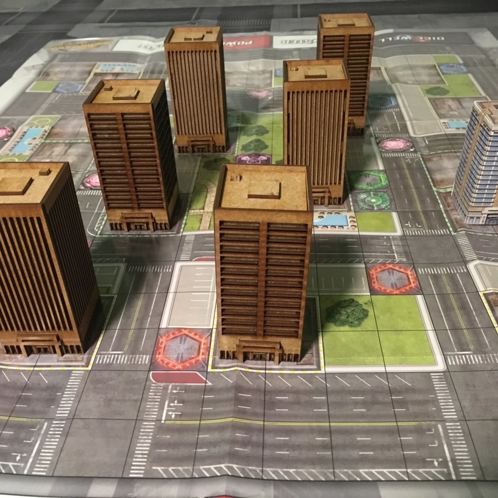 Phalanx Games & Sundry Neo Tyrannis Mini "Monsterpocalypse" Starter Buildings