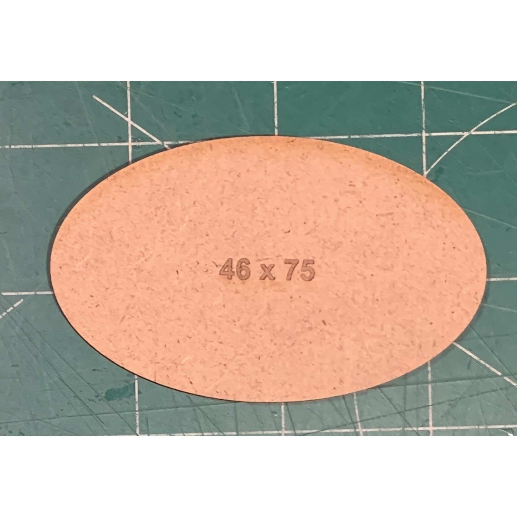 Phalanx Games & Sundry Oval 46 x 75mm MDF Bases (x2)