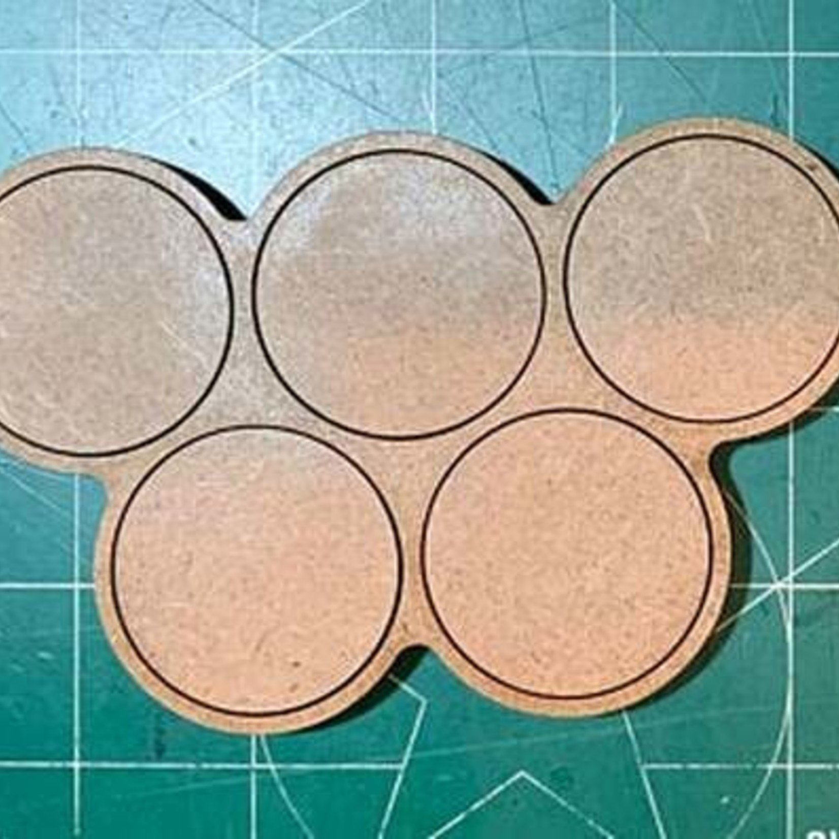 Pair of 25mm (5) Figure Movement Tray -3/2