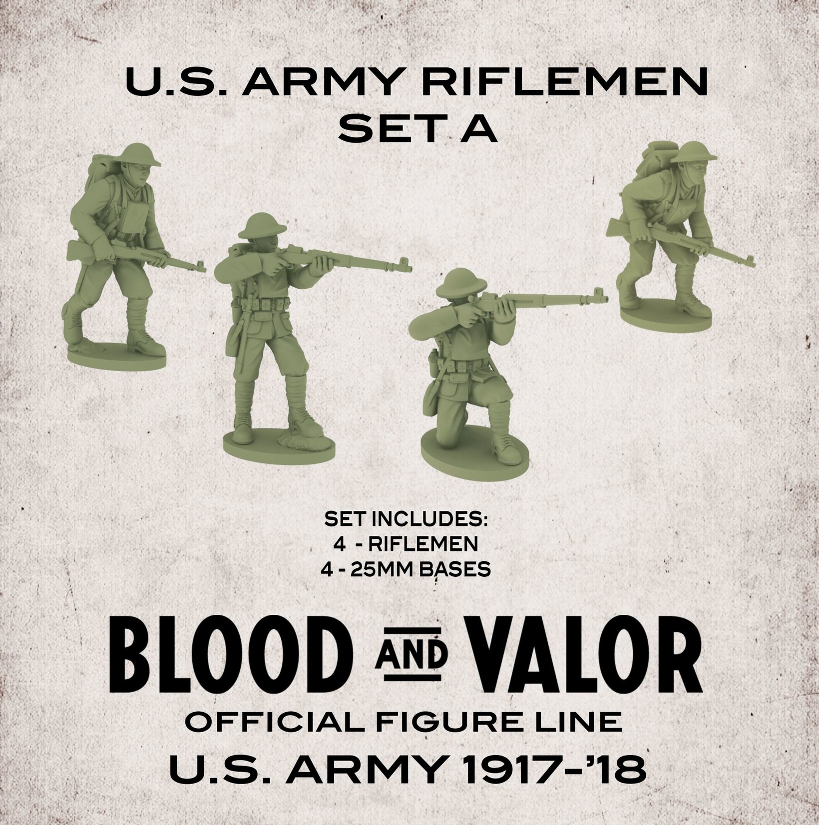 Phalanx Games & Sundry U.S. Army Riflemen Set A