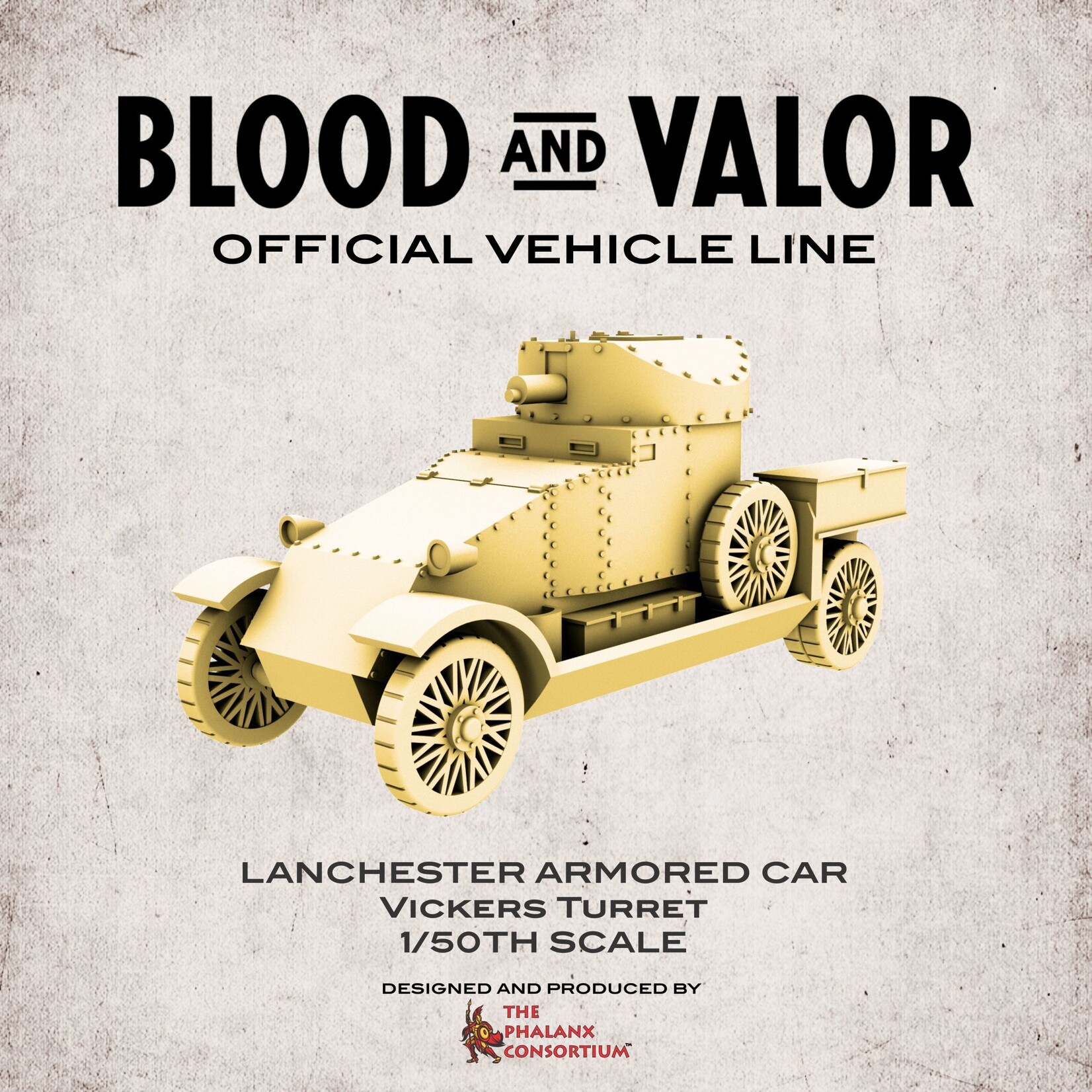 Phalanx Games & Sundry British Lancester Vickers Turret Armored Car