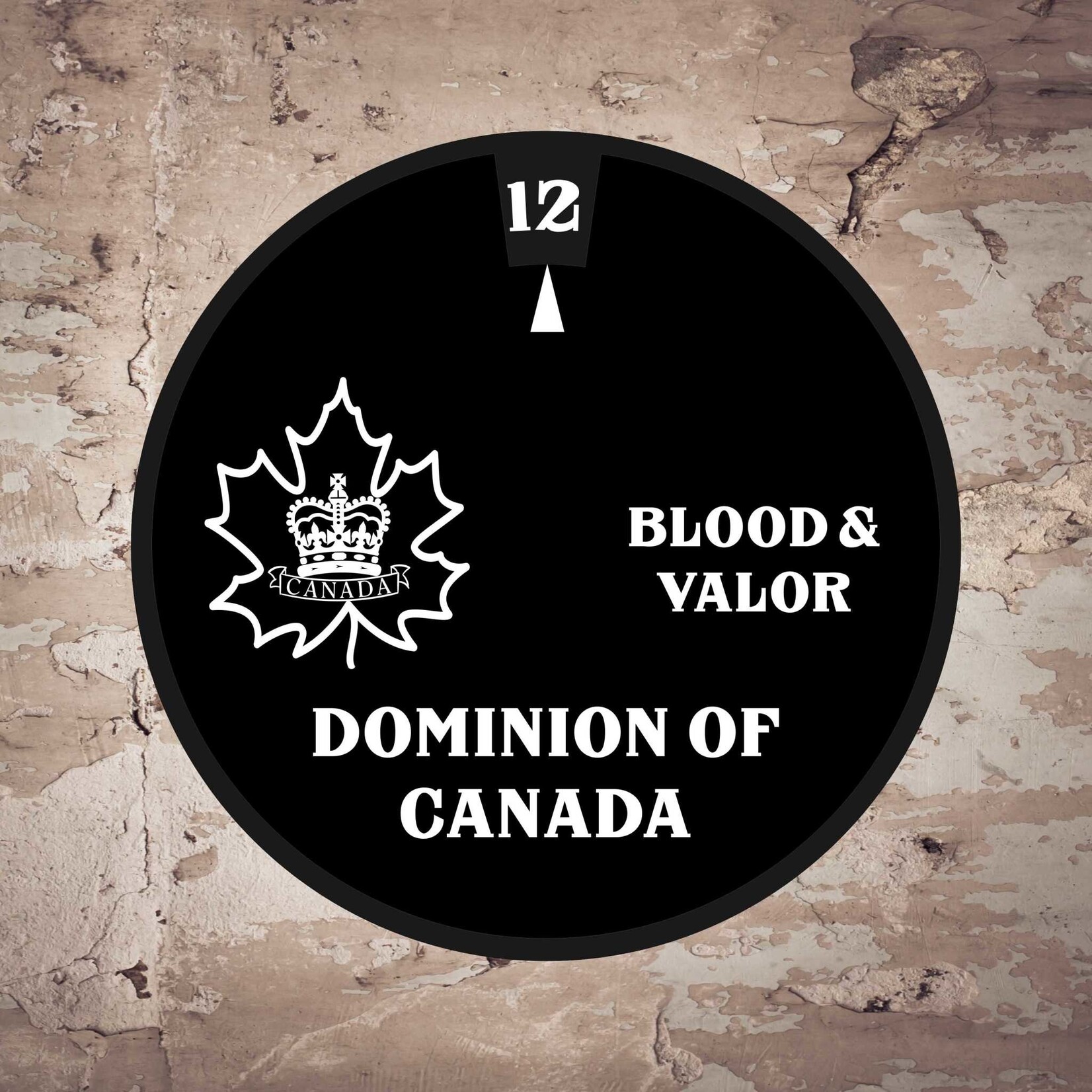 Phalanx Games & Sundry Blood & Valor Wheel - Canada