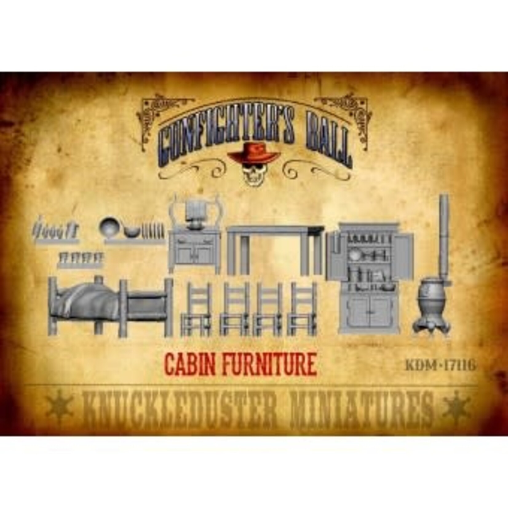 Knuckleduster Miniatures Cabin Furniture