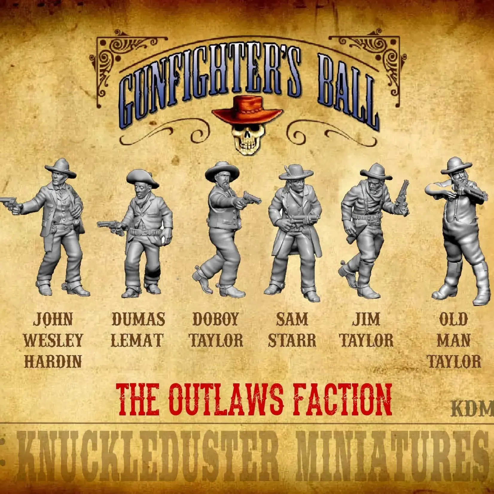 Knuckleduster Miniatures Outlaws  Faction