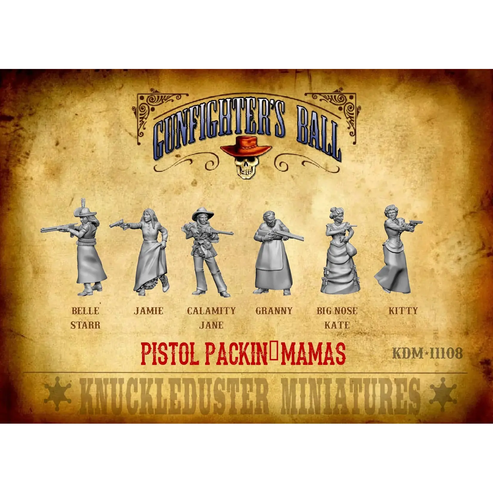 Knuckleduster Miniatures Pistol Packin' Mamas Faction Pack