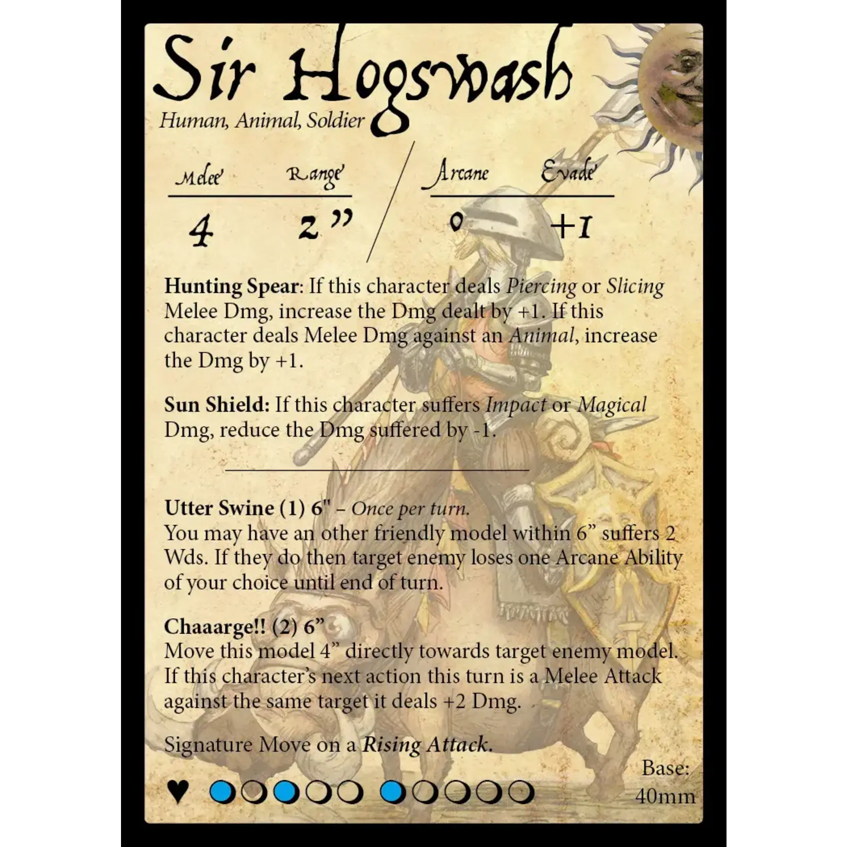 Goblin King Games Moonstone Sir Hogwash