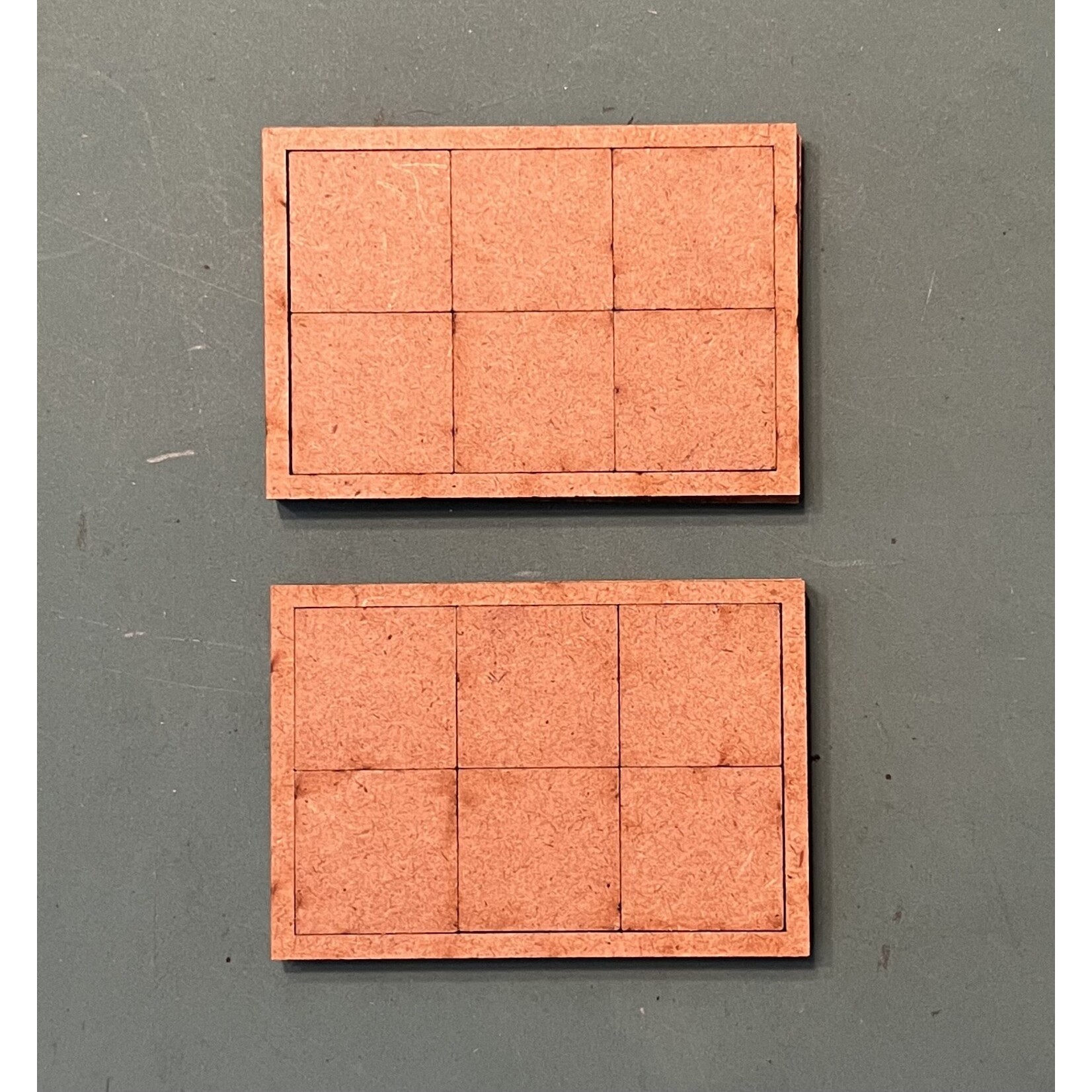 Phalanx Games & Sundry Pair of 20mm Square Trays (6 Figure) 3/3 Linear