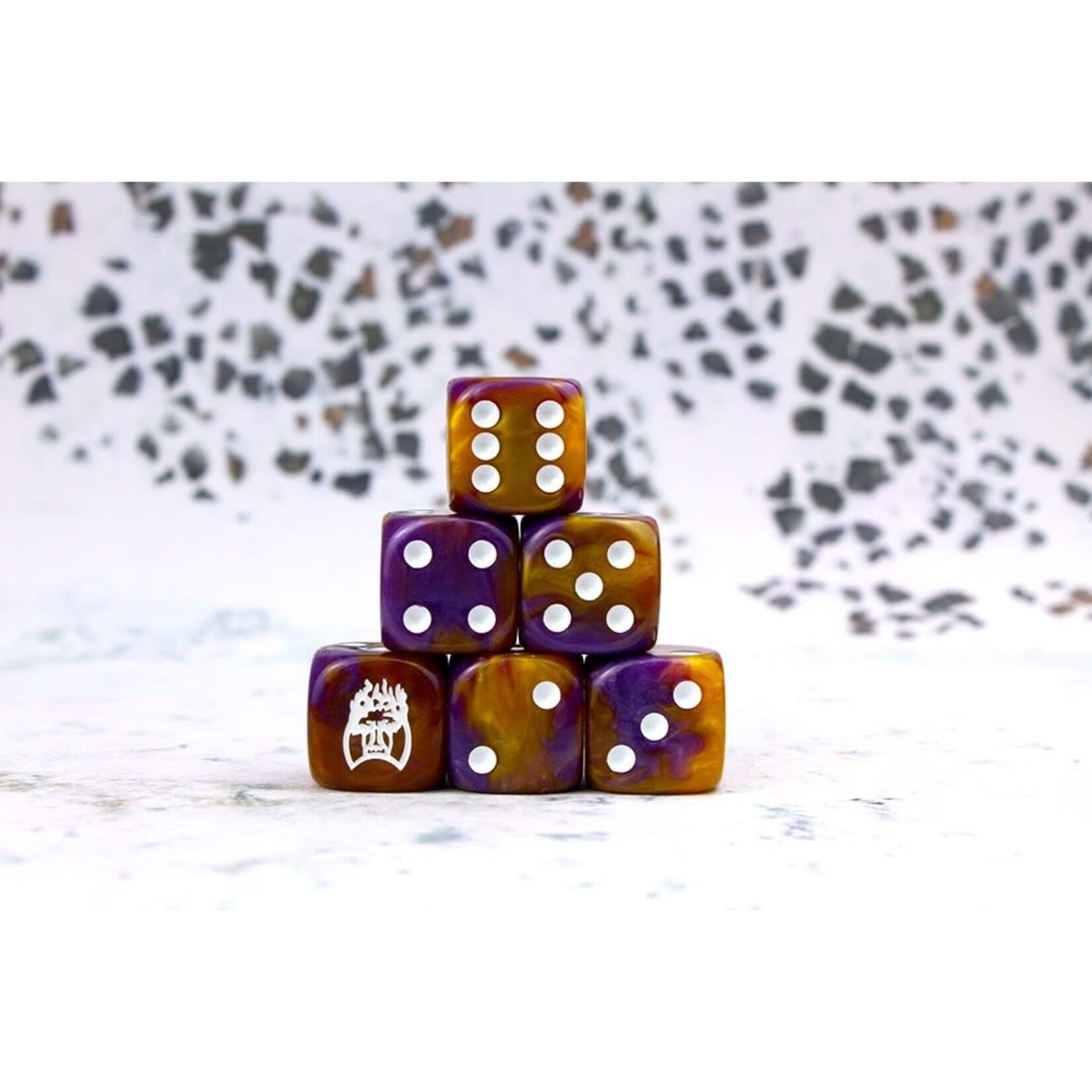 Para Bellum Games Old Dominion Faction Dice On Purple And Gold