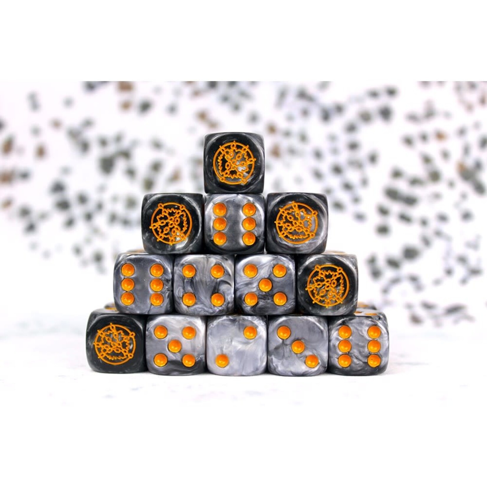 Para Bellum Games Dweghom Faction Dice On Gray Swirl