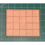 Phalanx Games & Sundry Pair of 30mm Square Movement Trays (20 Figure) 5/5/5/5 Linear