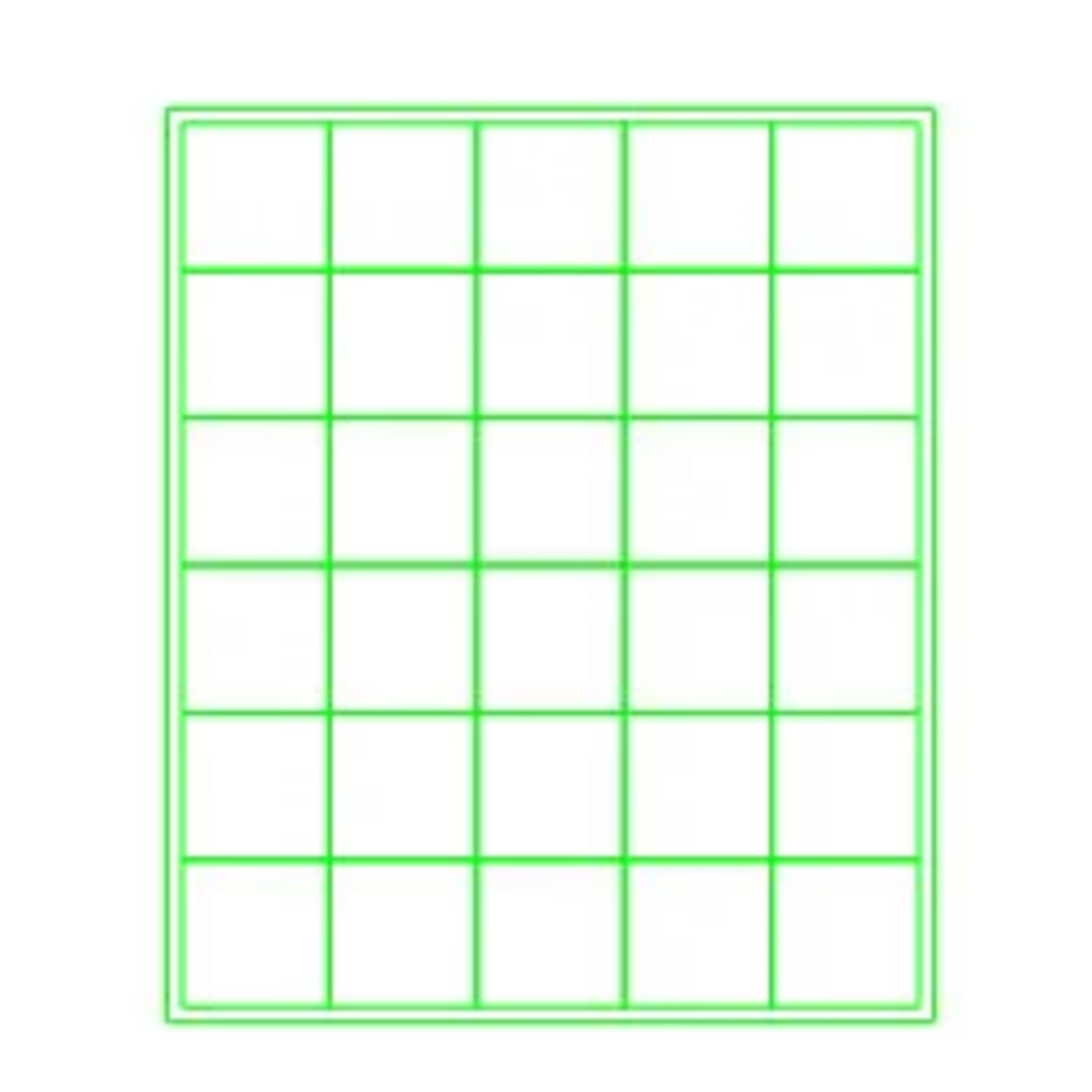 Phalanx Games & Sundry Pair of 30mm Square Movement Trays (30 Figure) 5/5/5/5/5/5 Linear