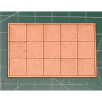 Phalanx Games & Sundry Pair of 30mm Square Movement Trays (15 Figure) 5/5/5 Linear