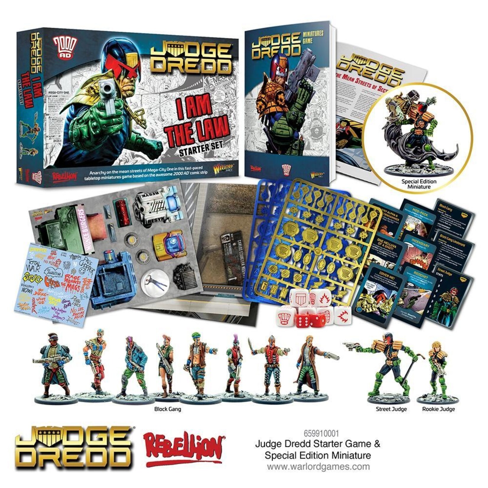 Warlord Games Judge Dredd: I am the Law! Starter Set