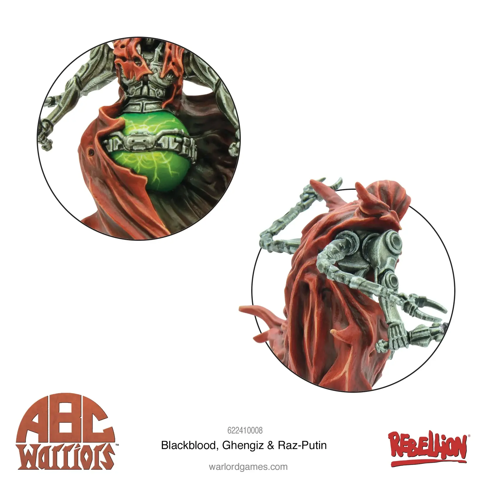 Warlord Games ABC Warriors: Blackblood, Ghengiz & Raz-putin