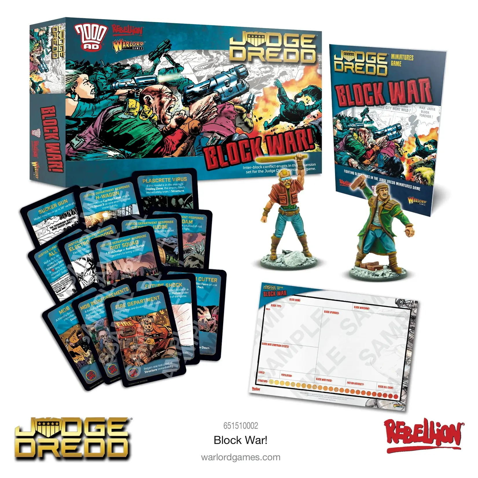 Warlord Games Judge Dredd: Block war Expansion Set