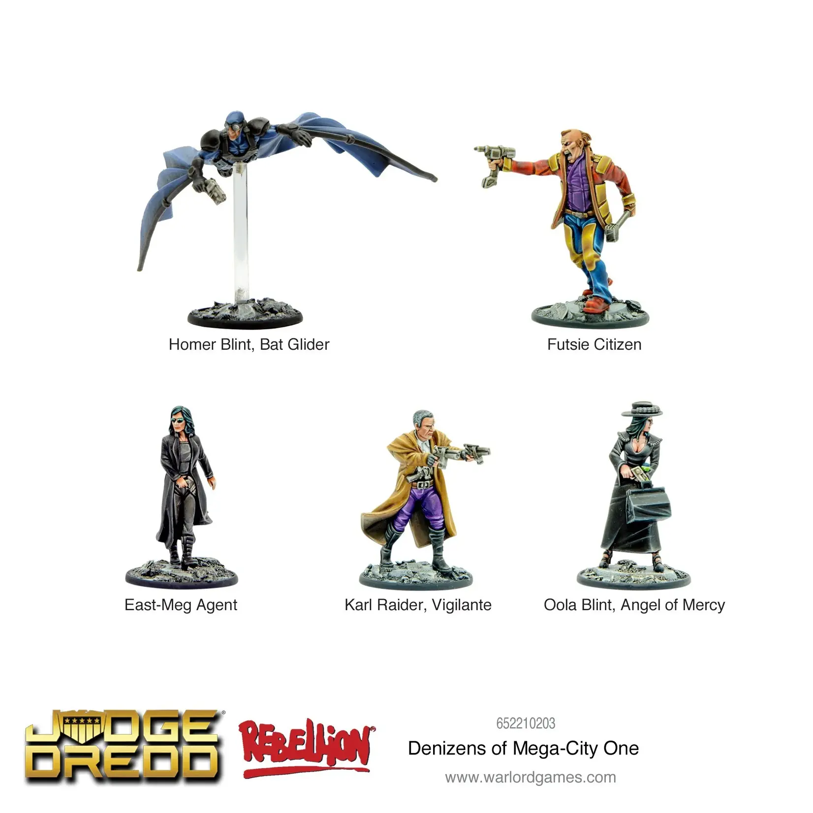 Warlord Games Judge Dredd: Denizens of Mega City 1