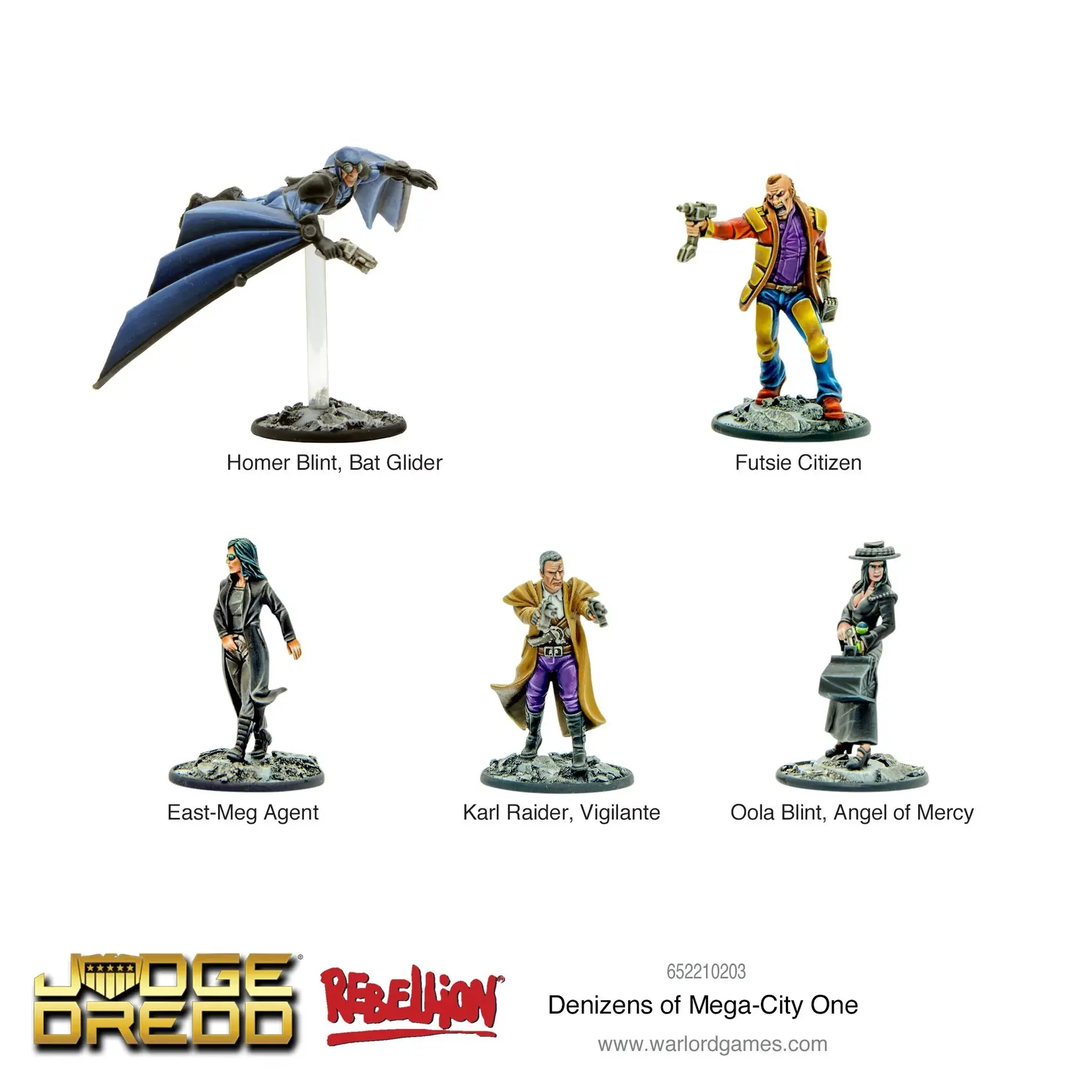 Warlord Games Judge Dredd: Denizens of Mega City 1