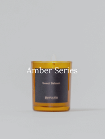 Brand & Iron Amber Collection 8oz Candles