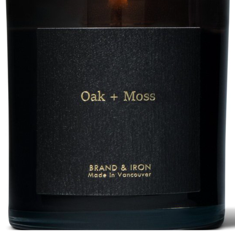 Brand & Iron Dark Series 8.5 oz Boxed Candles